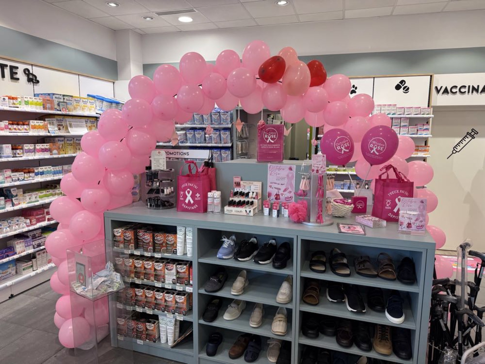 Campagne Octobre rose des pharmacies Synaps